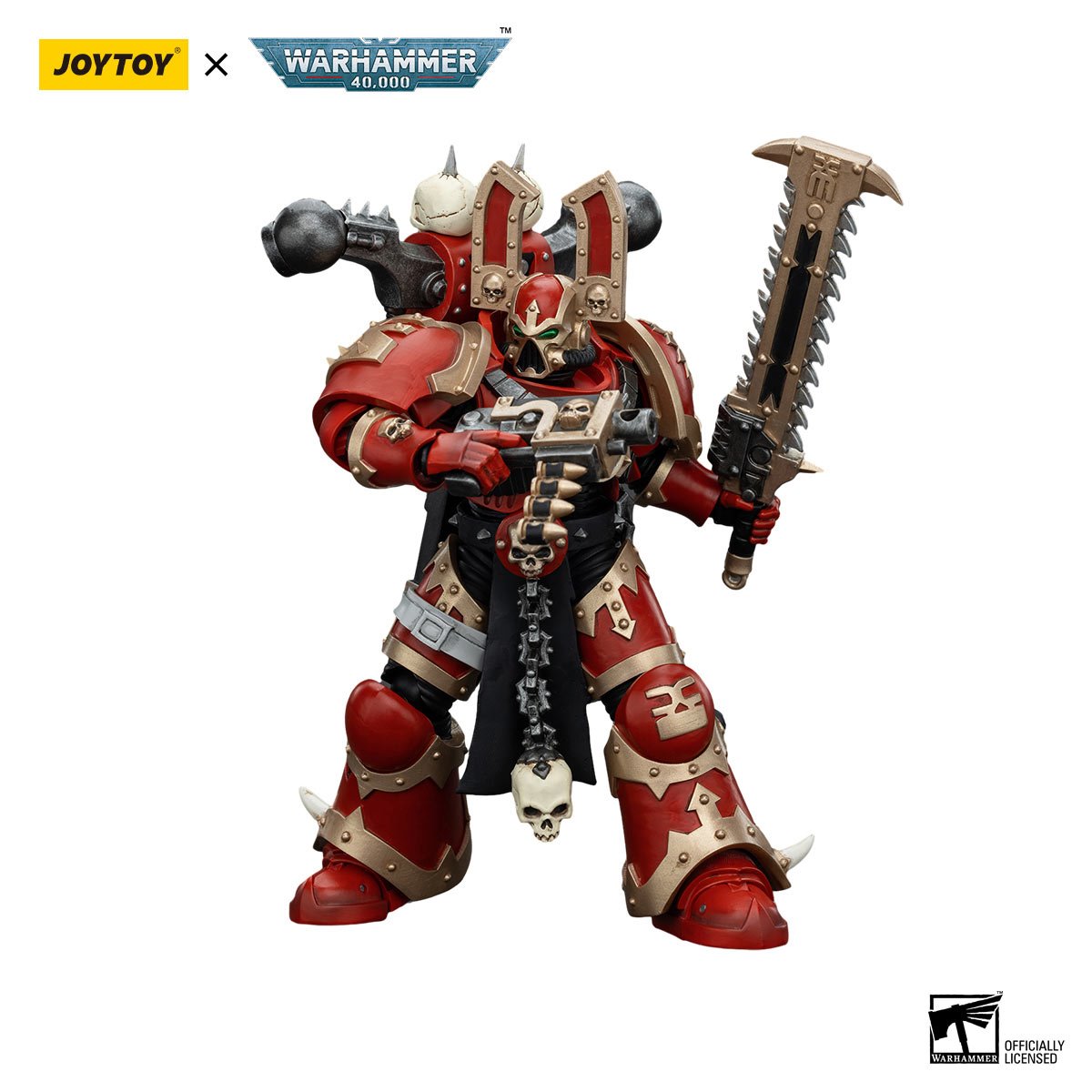 Joy Toy Warhammer 40,000 World Eaters Khorne Berzerker 6 1:18 Scale Action Figure