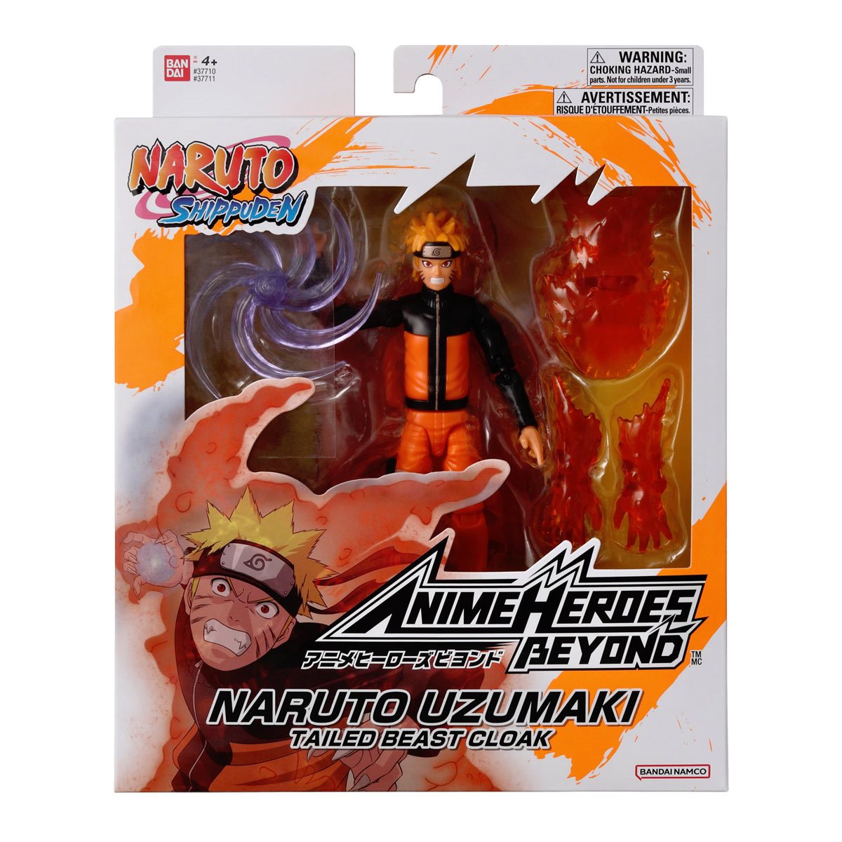 Naruto Shippuden Anime Heroes Beyond Naruto Tailed Beast Cloak Action figure