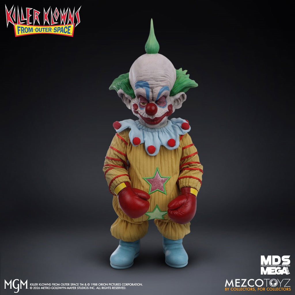 Killer Klowns From Outer Space Shorty with Sound Mezco Designer Series Mega-Scale 15-Inch Doll