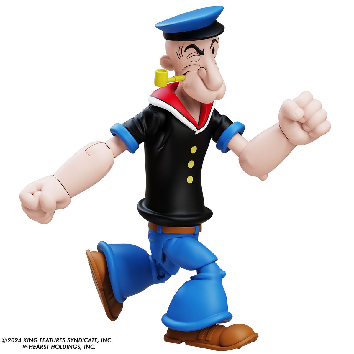 Popeye Classics Wave 3 Popeye 1st Appearance Black Shirt Action Figure