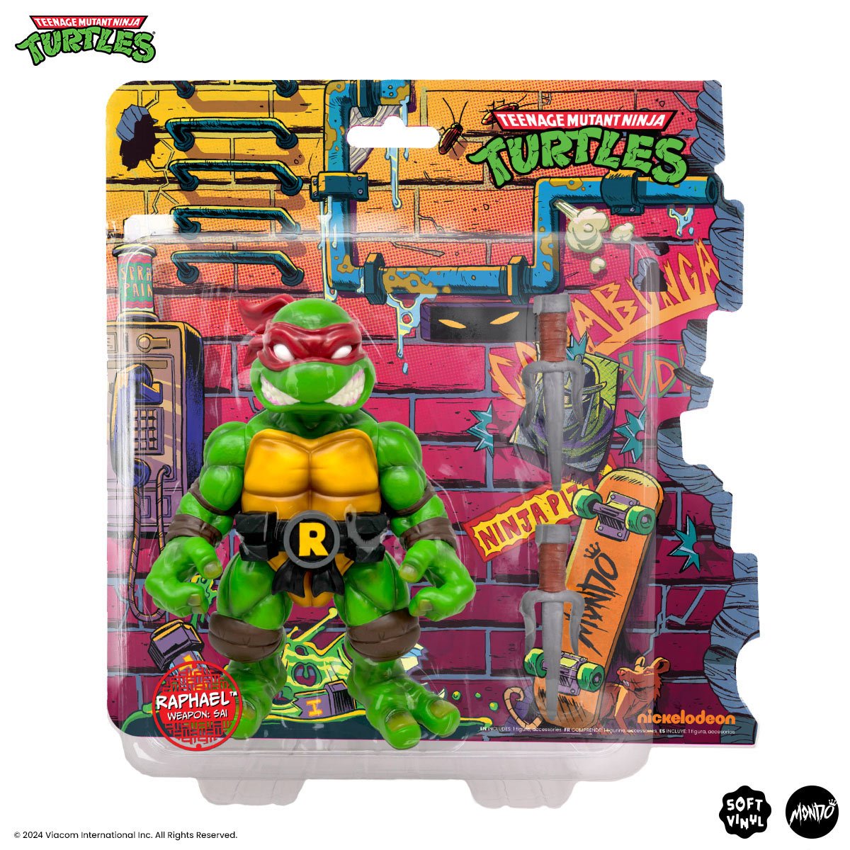 Teenage Mutant Ninja Turtles Raphael Soft Vinyl Figure