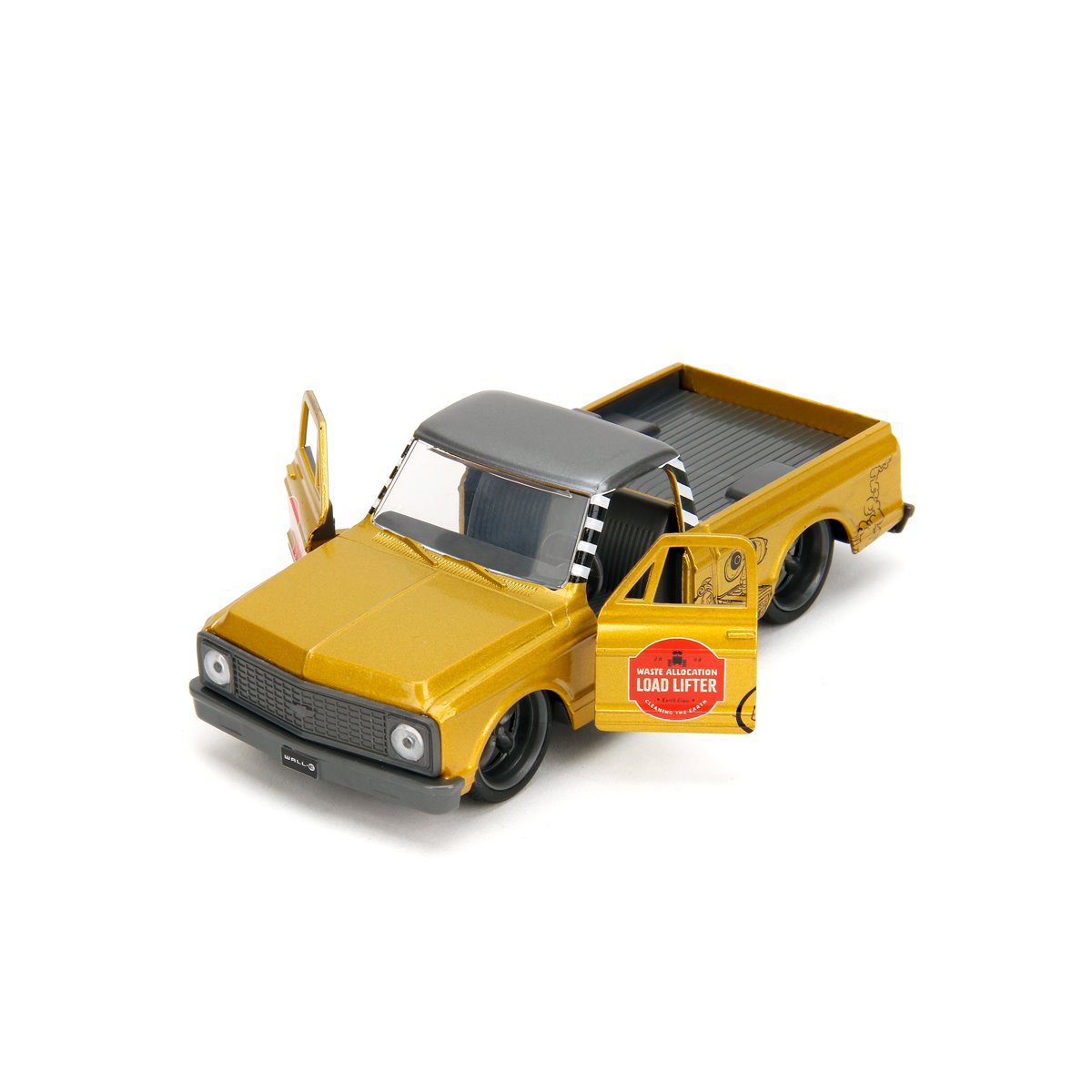 Hollywood Rides Wall-E 1972 Chevrolet Cheyenne 1:32 Scale Die-Cast Metal Vehicle