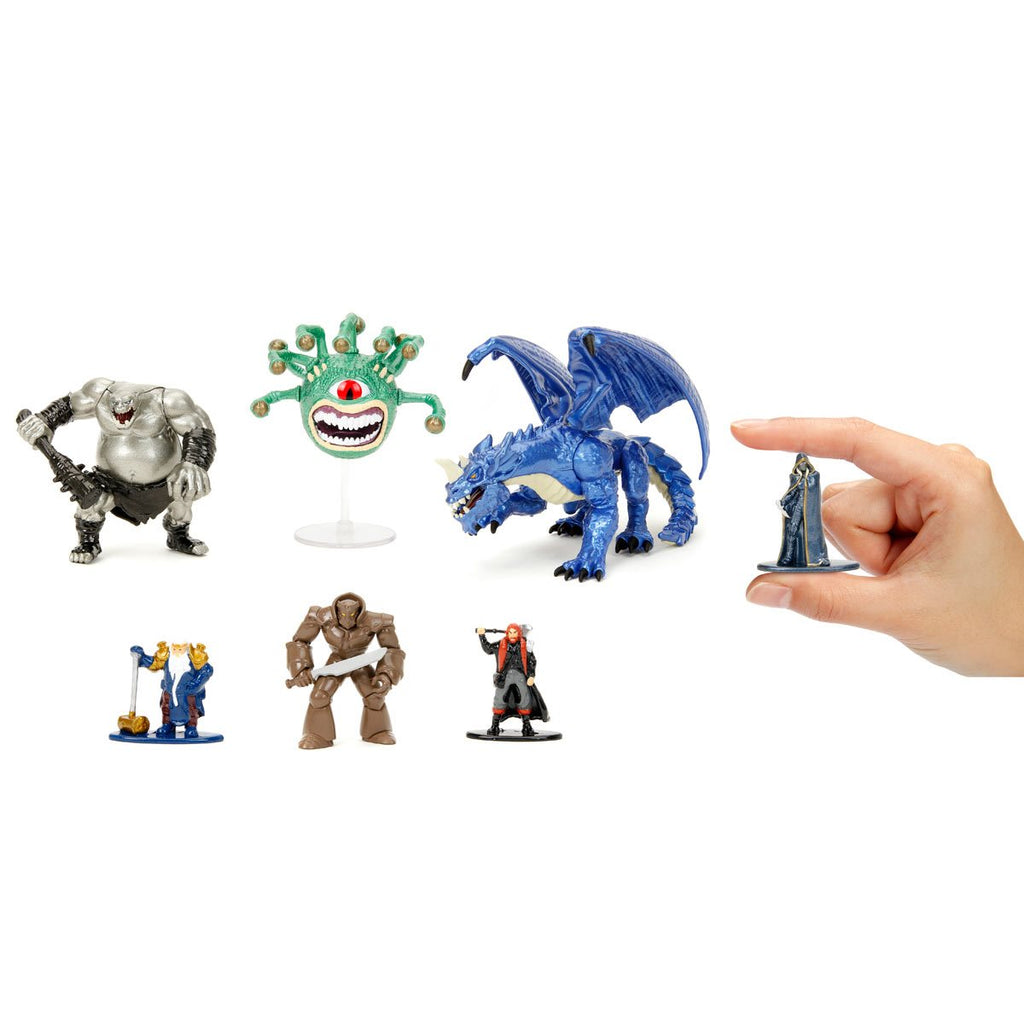 Dungeons & Dragons Nano MetalFigs Deluxe Mini-Figure 7-Pack