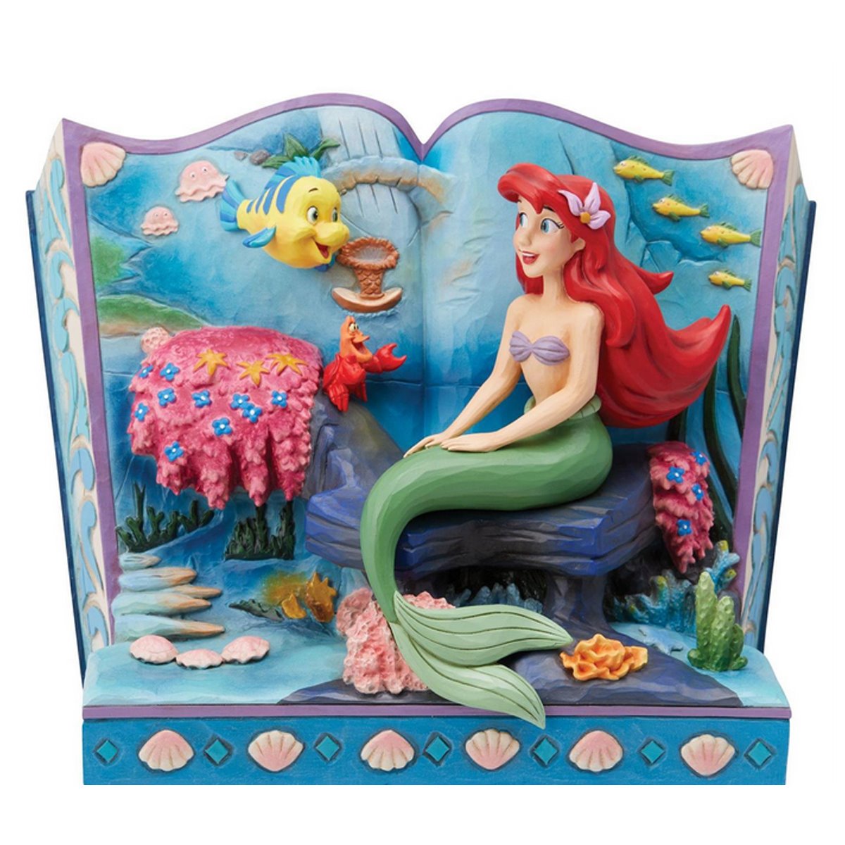 Disney Traditions The Little Mermaid Storybook by Jim Shore Statue