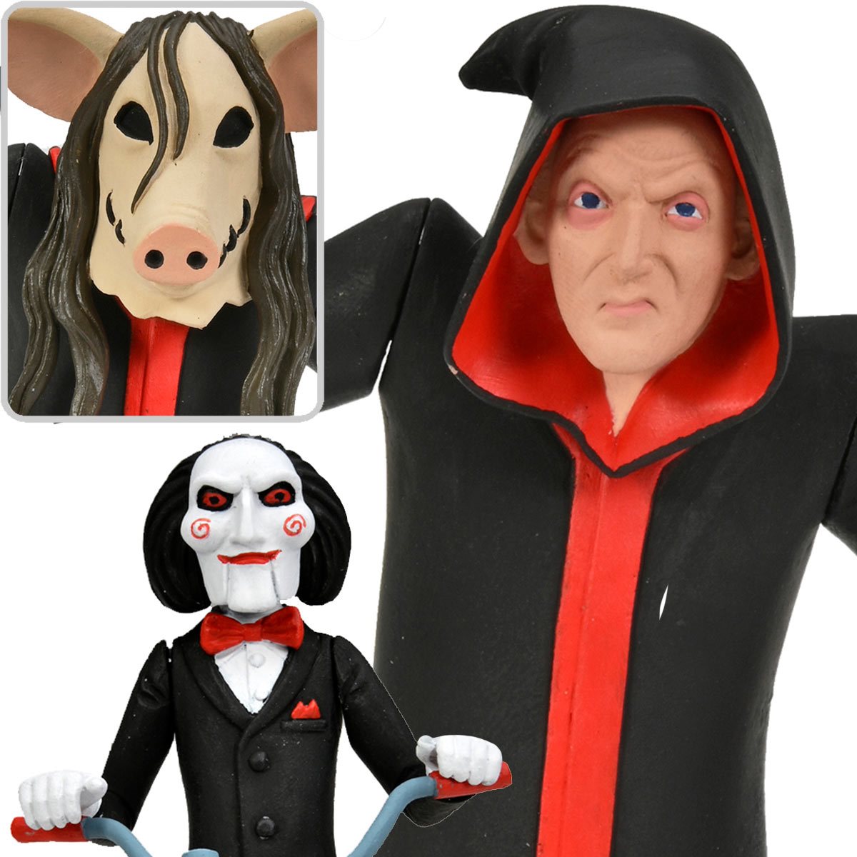 Saw Toony Terrors Jigsaw Killer and Billy Tricycle 6-Inch Scale Action Figure Boxed Set