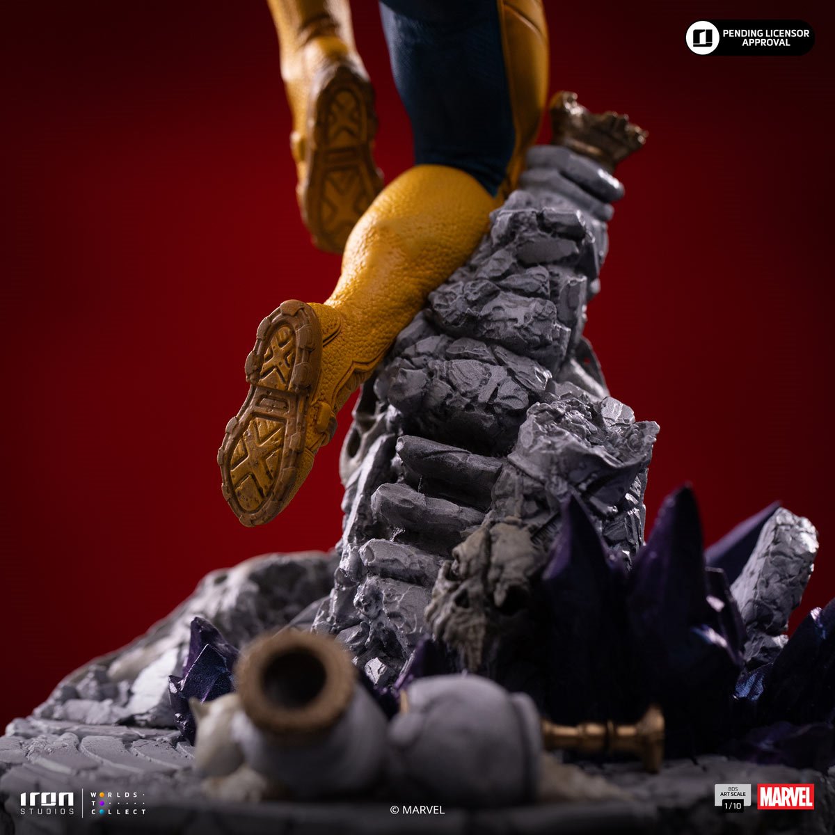 X-Men Cyclops Infinity Gauntlet Diorama Battles Diorama Series Art 1:10 Scale Statue