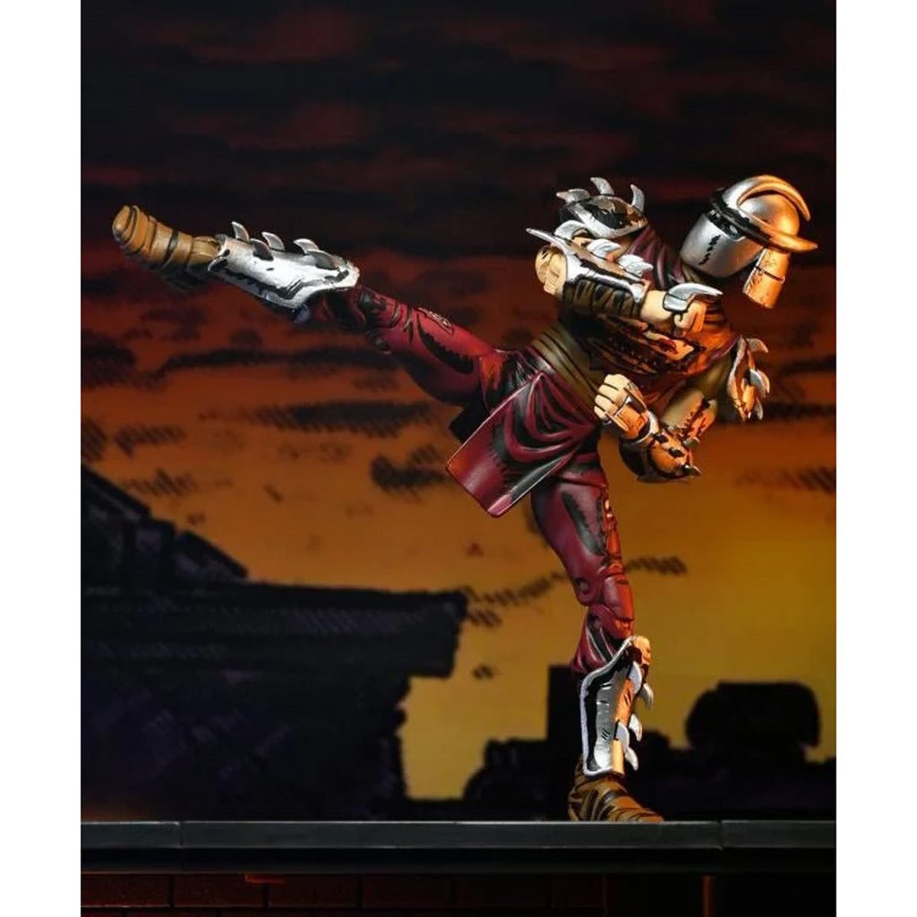 Teenage Mutant Ninja Turtles Mirage Comics Battle Damaged Shredder Classic Colors 7-Inch Scale Action Figure