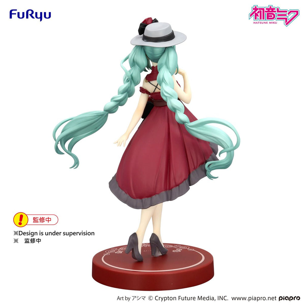 Vocaloid Hatsune Miku Outing Dress Red Color Version Trio-Try-iT Statue