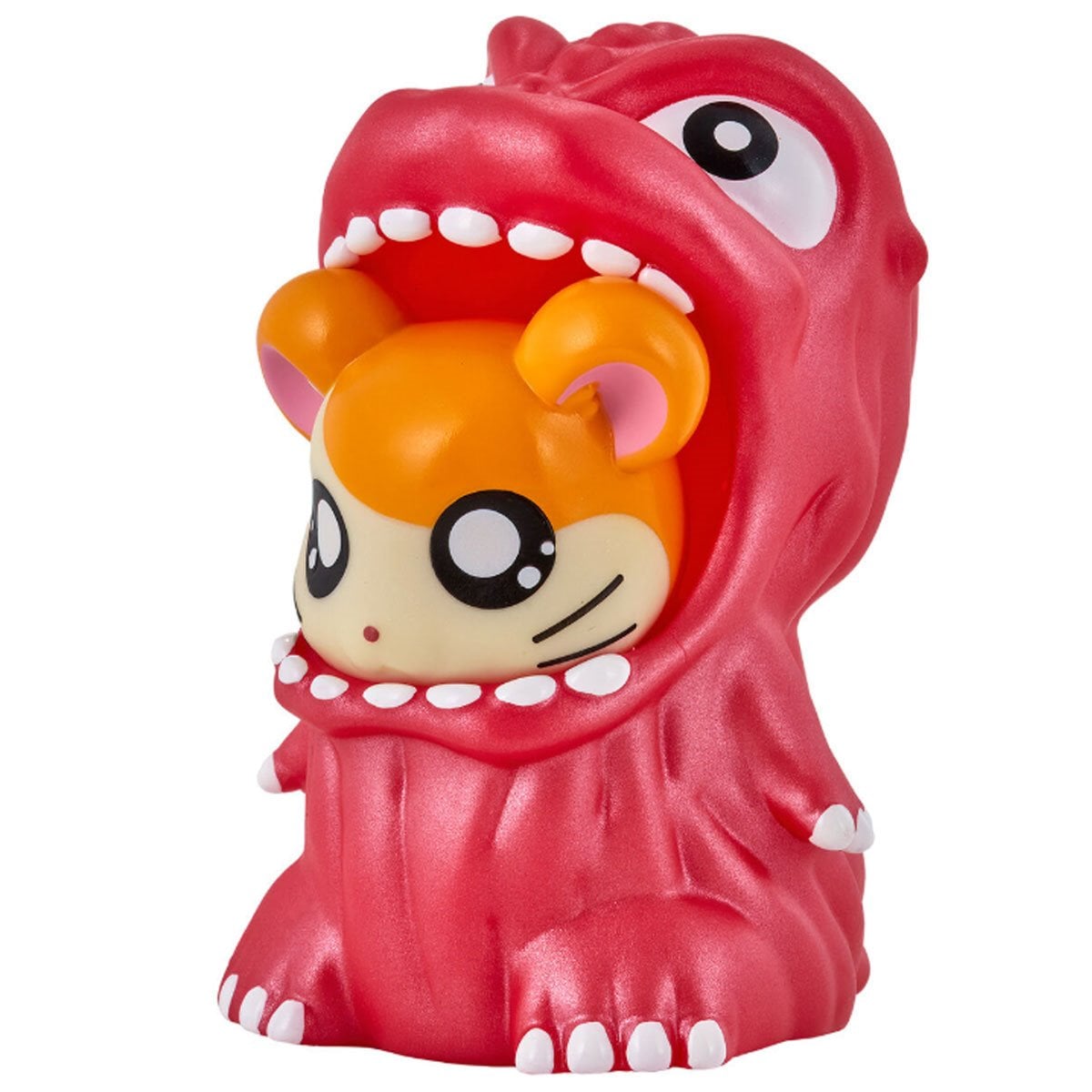 Godzilla x Hamtaro Chibi Godzilla Ham-kun Metallic Red Movie Monster Series Vinyl Figure