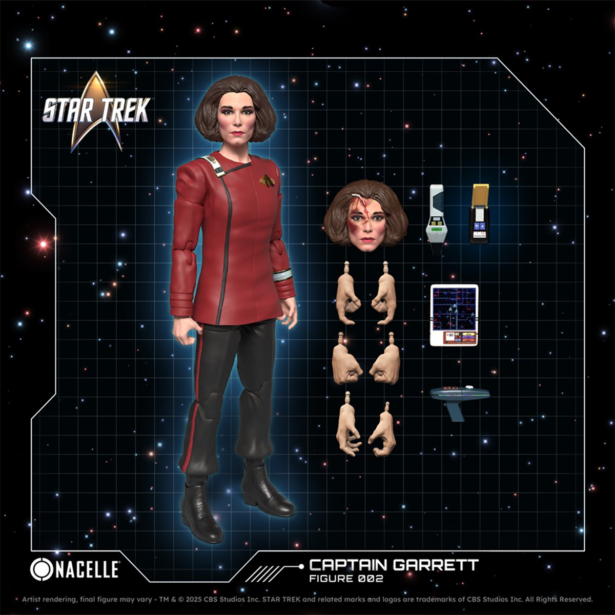 Star Trek: The Next Generation Captain Garrett Action Figure