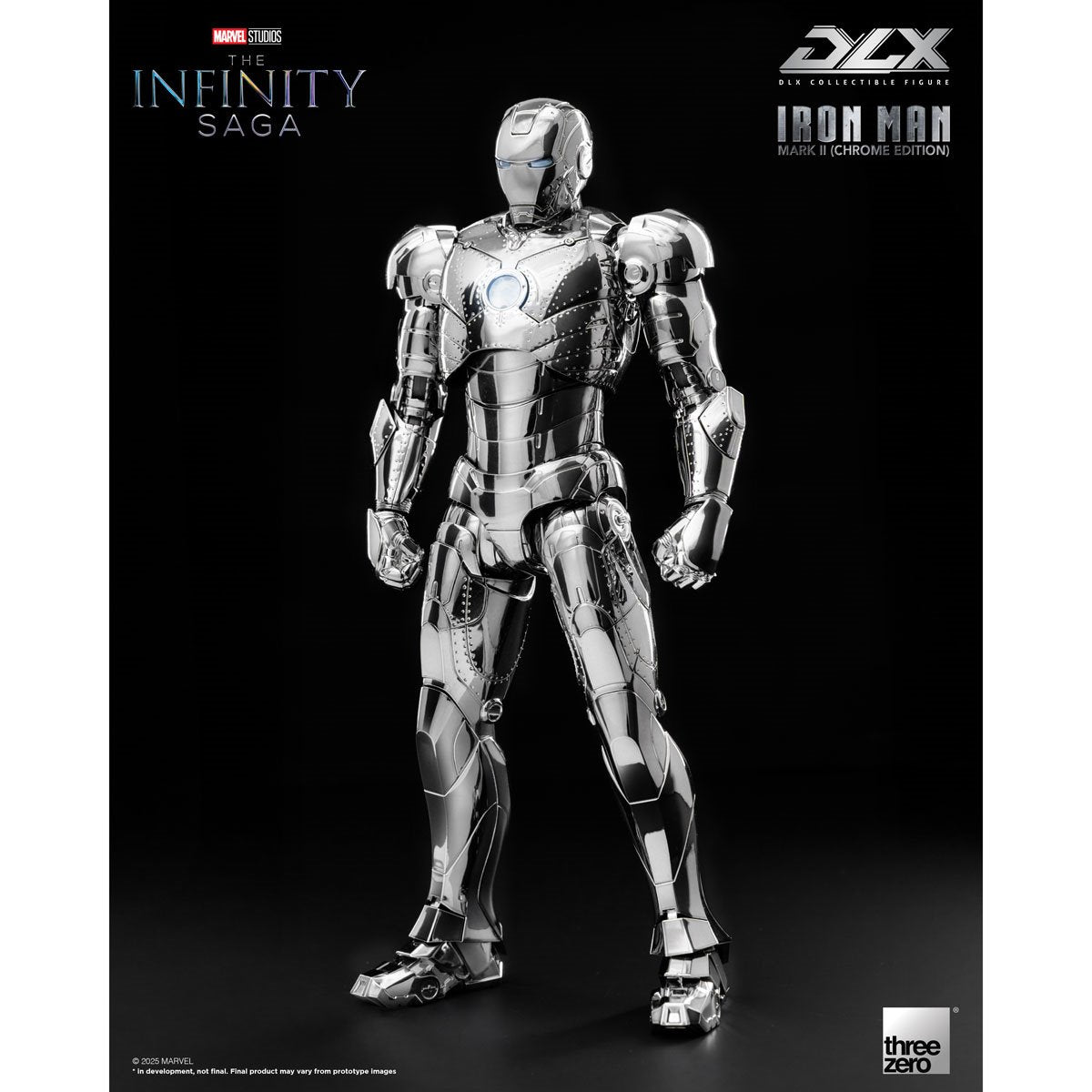 Marvel Studios: The Infinity Saga Iron Man Mark 2 Chrome Edition DLX Action Figure