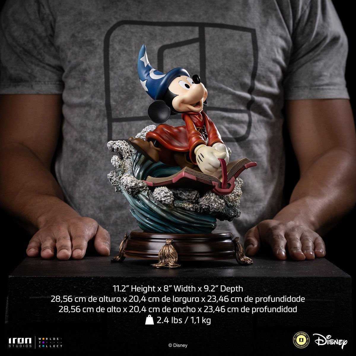 Fantasia Sorcerer Mickey 1:10 Deluxe Art Scale Limited Edition Statue