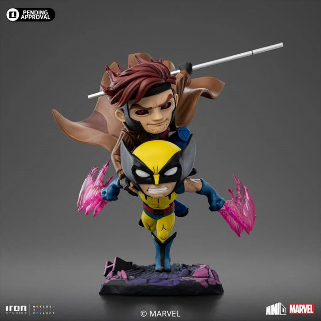 X-Men '97 Wolverine and Gambit MiniCo Vinyl Figure