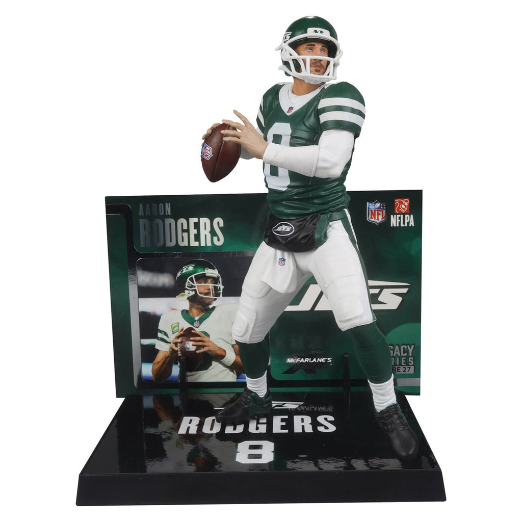 NFL SportsPicks 2024 Wave 2 New York Jets Aaron Rodgers 7-Inch Scale Posed Figure