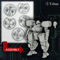 Kikou Sensen Wave 1 Paracrax 1:100 Scale Model Kit Set of 6