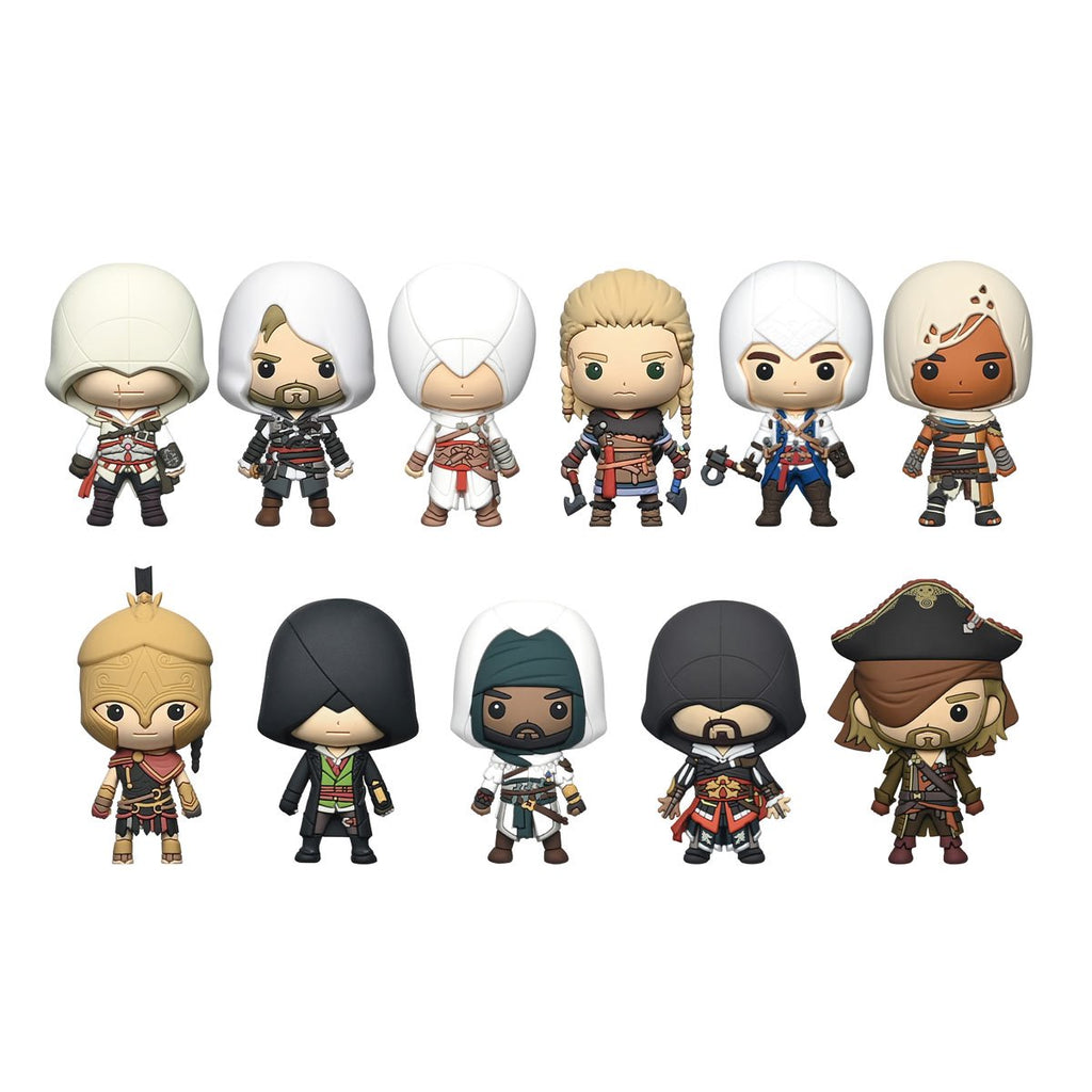 Assassins Creed 3D Foam Bag Clip Display Case of 24
