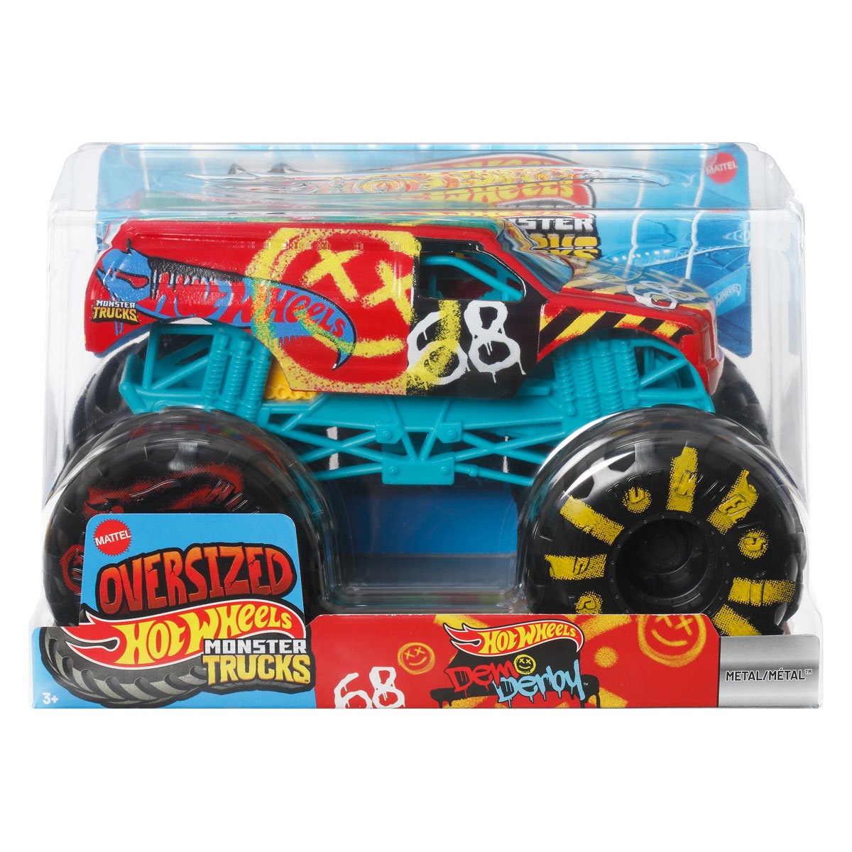 Hot Wheels Monster Trucks 1:24 Scale Vehicle 2026 Mix 8 Case of 4