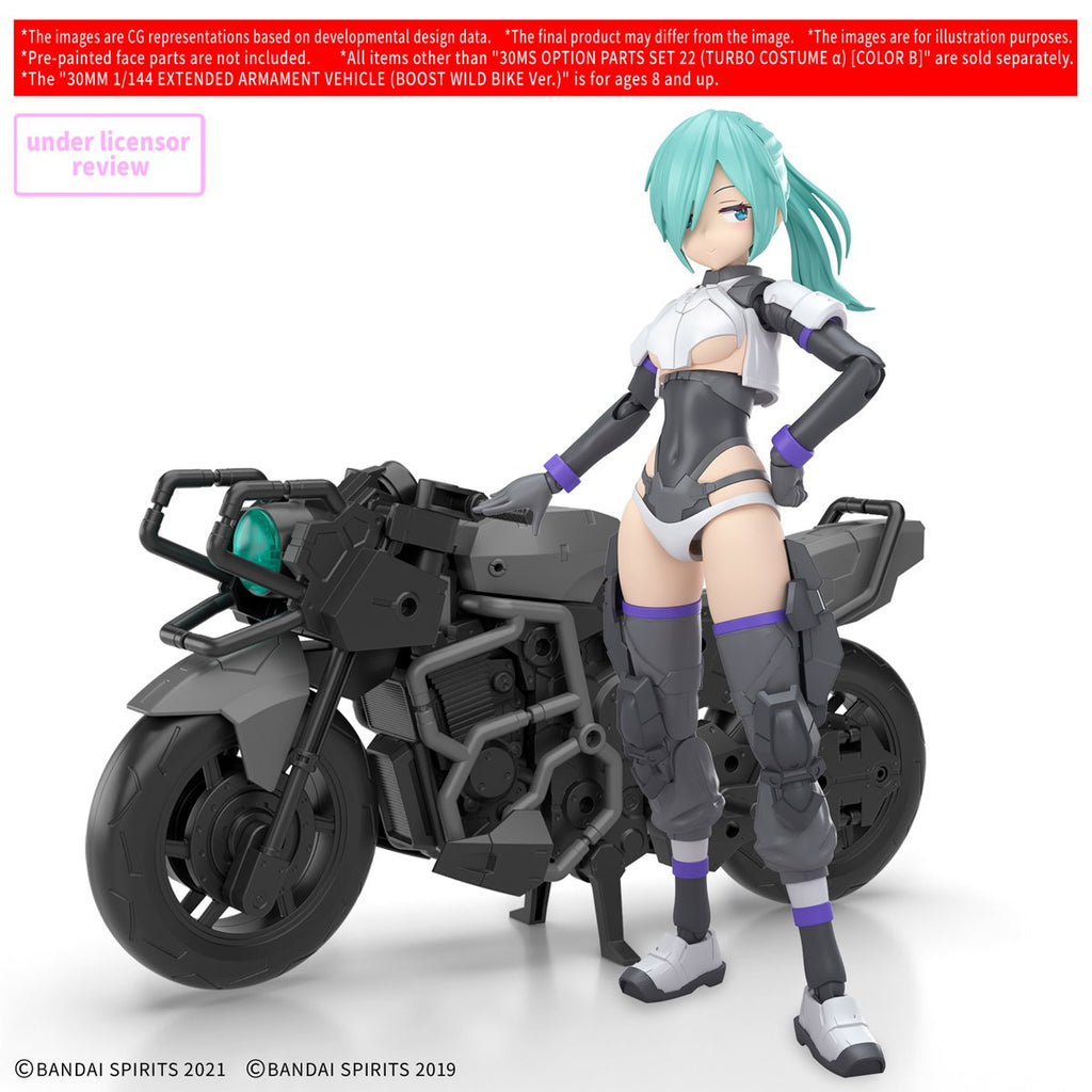 30 Minutes Sisters Option Parts Set 22 Turbo Costume Alpha Color B Model Kit
