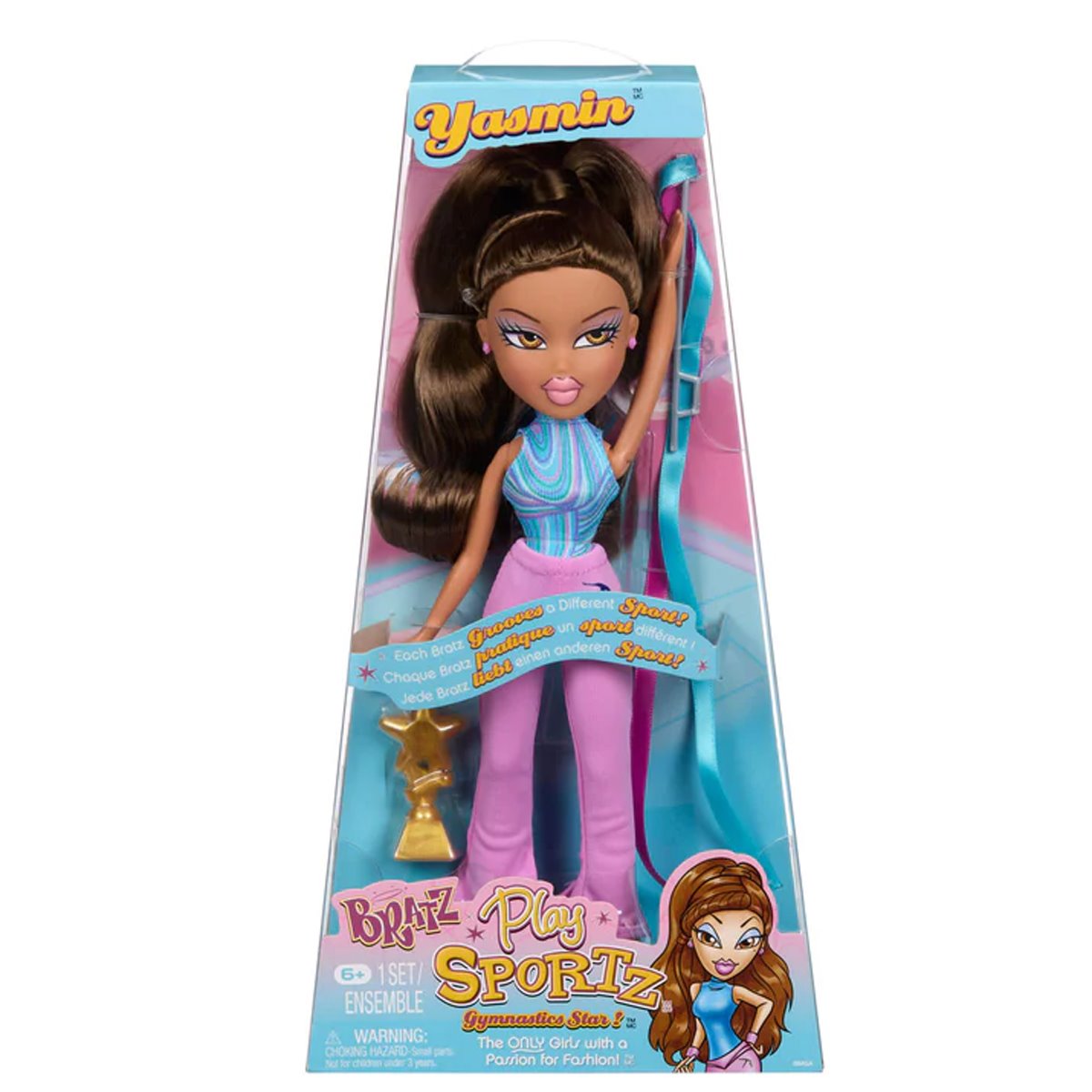 Bratz Play Sportz Yasmin Gymnastics Doll