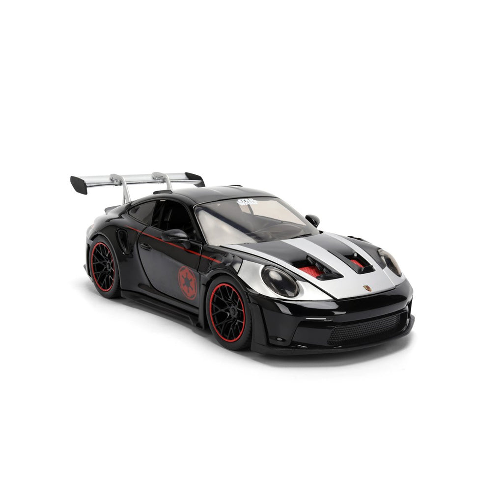 Hollywood Rides Star Wars Porsche 911 GT3 RS 992 1:24 Scale Die-Cast Metal Vehicle with Darth Vader Figure