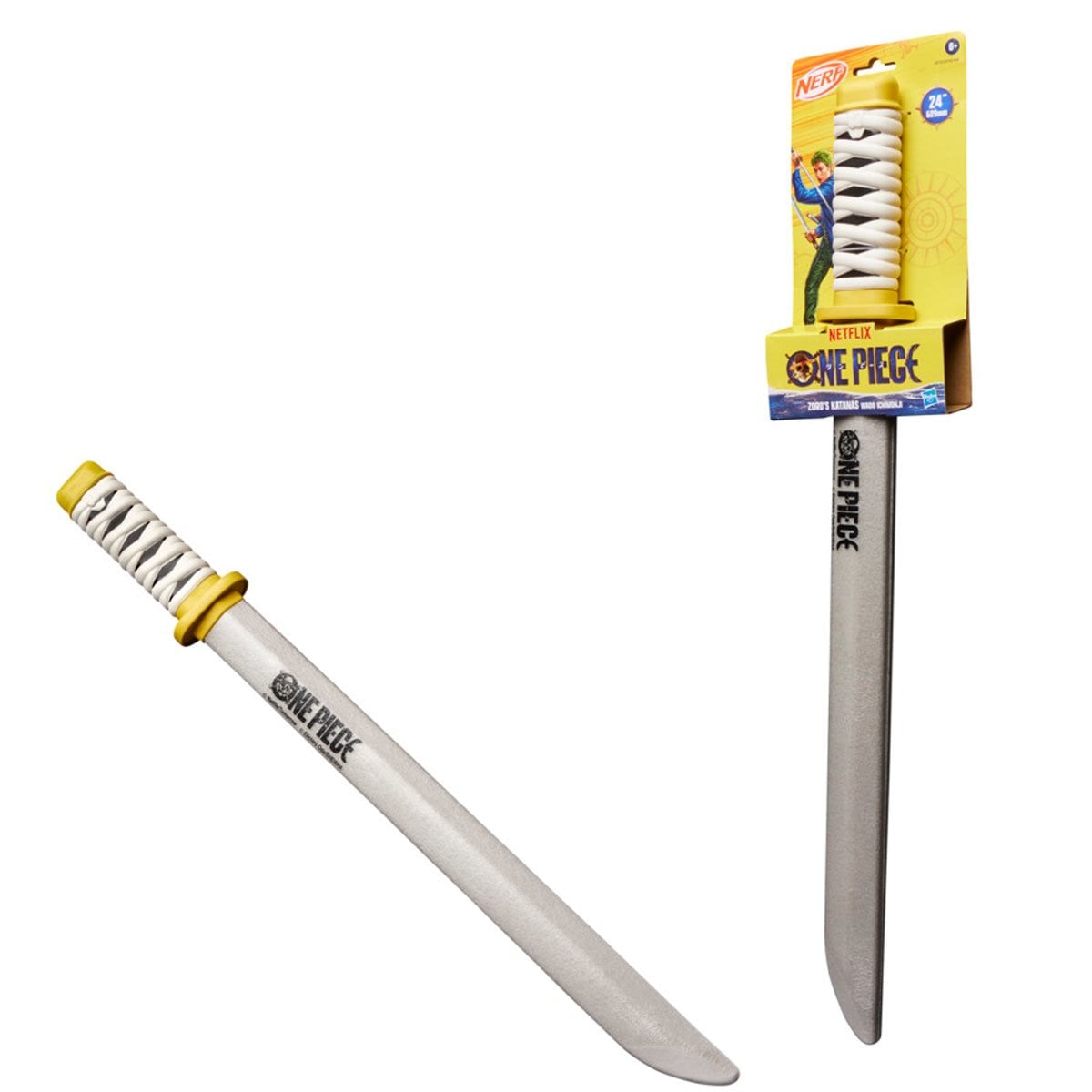 Nerf Netflix One Piece Zoro's Katana (Wado Ichimonji) Sword with Foam Blade