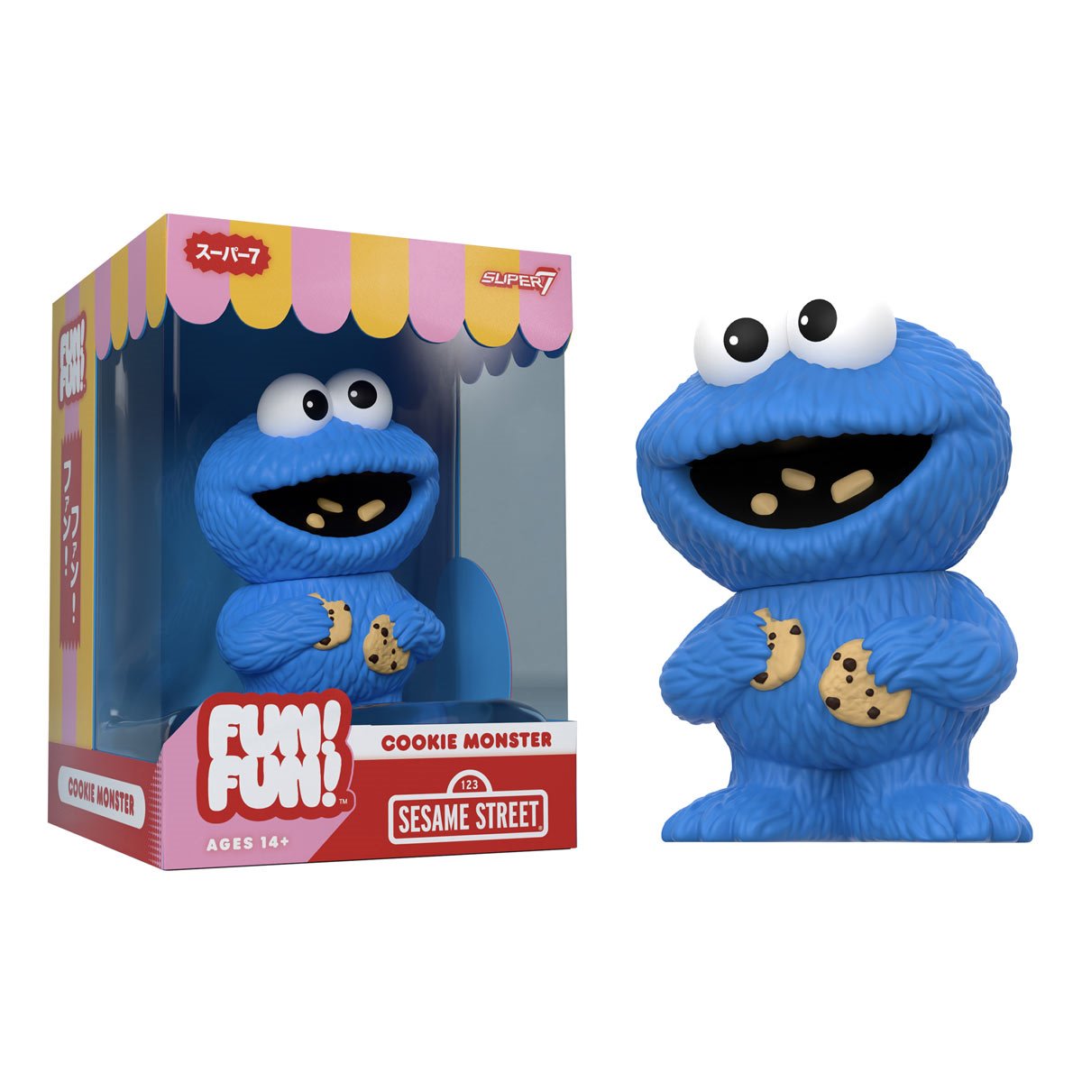 Sesame Street Cookie Monster FUN! FUN! Vinyl Figure