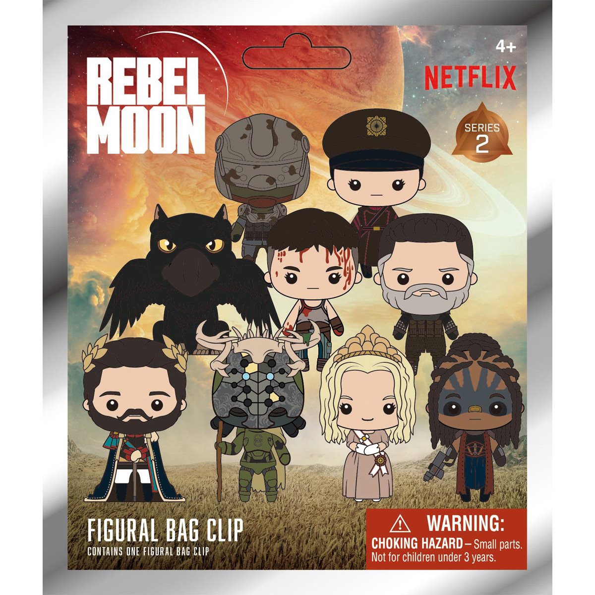 Rebel Moon Series 2 3D Foam Bag Clip Random 6-Pack