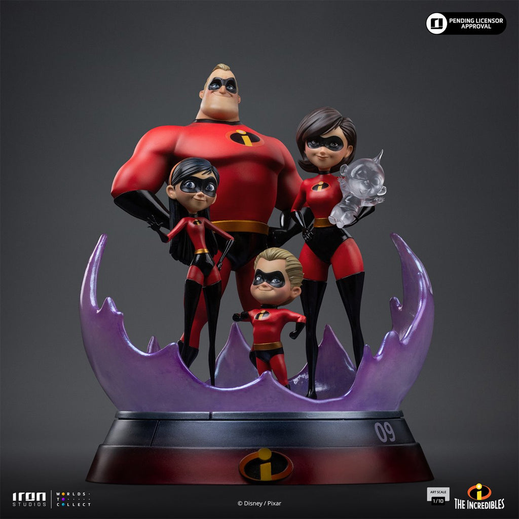 The Incredibles 1:10 Art Scale Diorama Limited Edition Statue