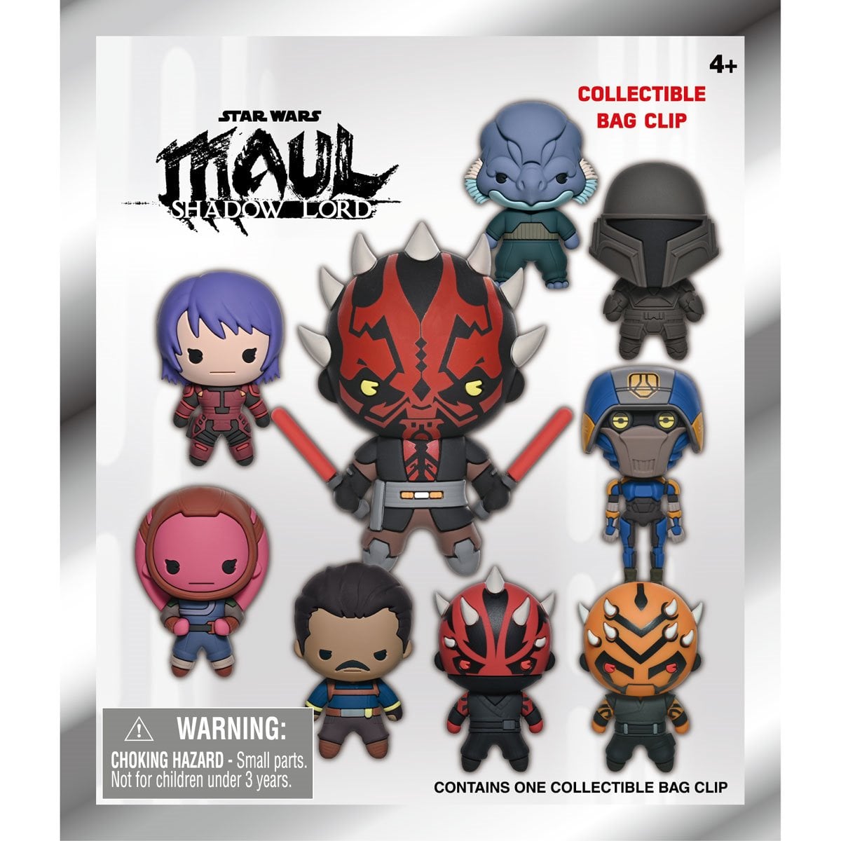 Star Wars: Maul - Shadow Lord 3D Foam Bag Clip Random 6-Pack