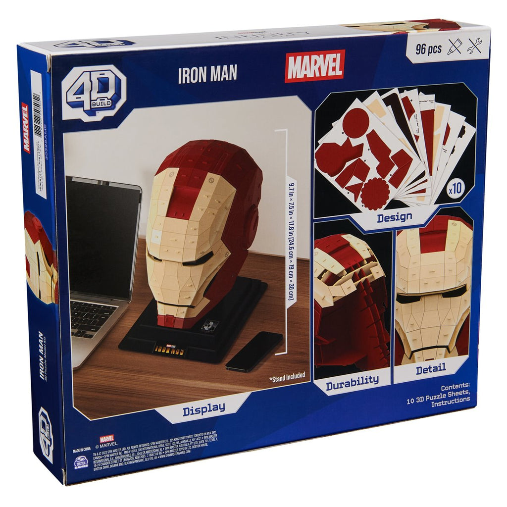 Marvel Iron Man 3D Puzzle Model Kit with Stand