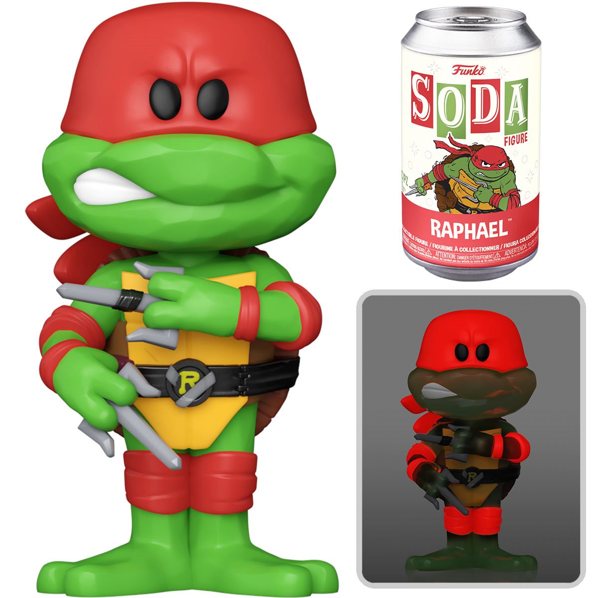 Teenage Mutant Ninja Turtles Raphael Soda Vinyl Figure