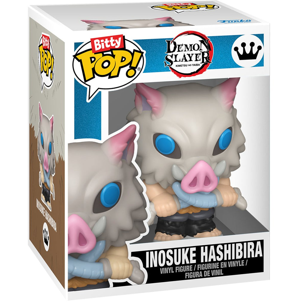 Demon Slayer Inosuke Hashibira and Zenitsu Agatsuma Funko Bitty Pop! Mini-Figure 2-Pack