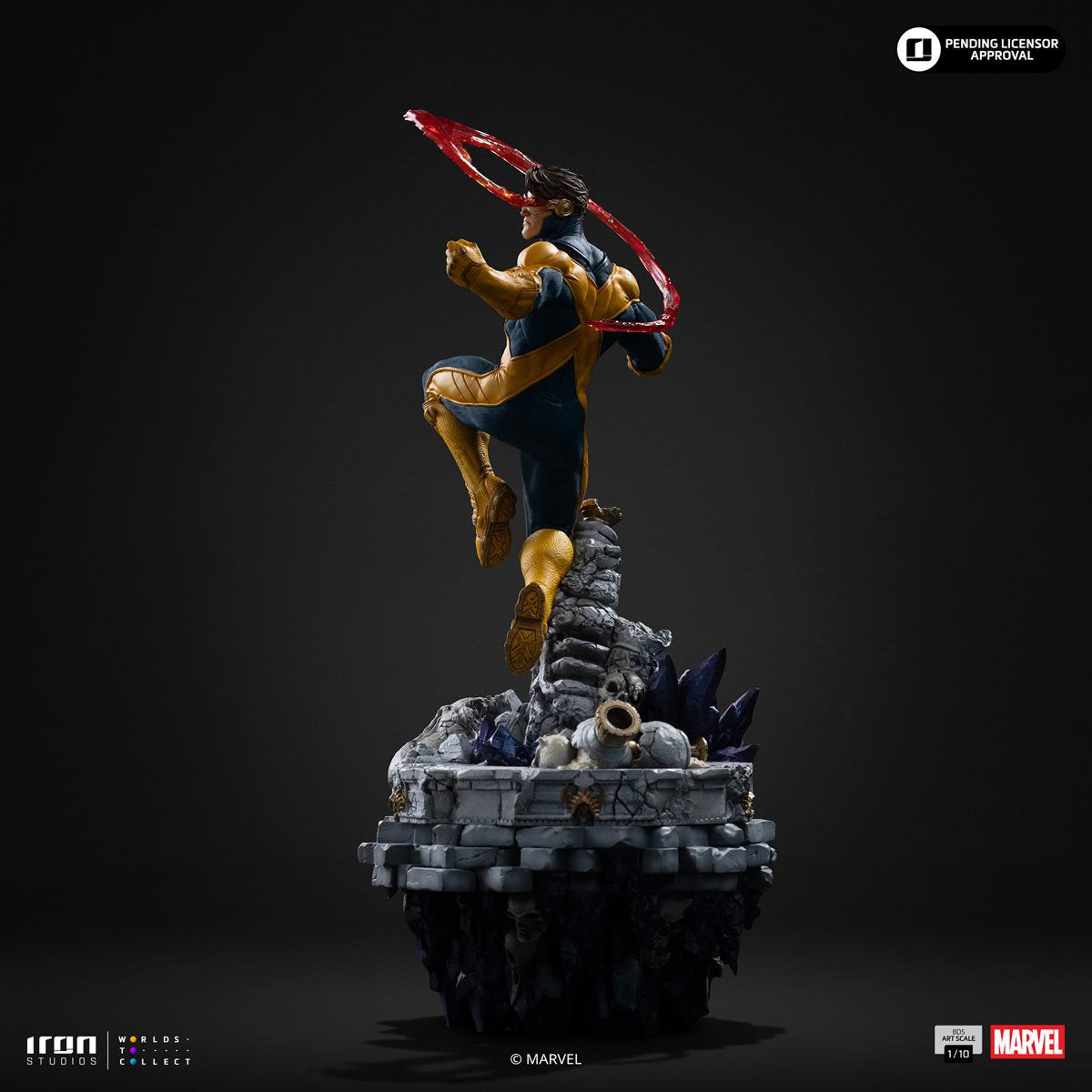 X-Men Cyclops Infinity Gauntlet Diorama Battles Diorama Series Art 1:10 Scale Statue