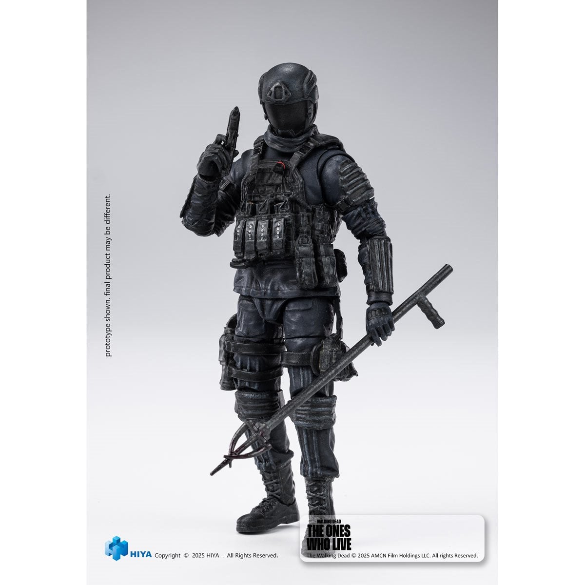 The Walking Dead The Ones Who Lived CRM Soldier Exquisite Mini Series 1:18 Scale Action Figure