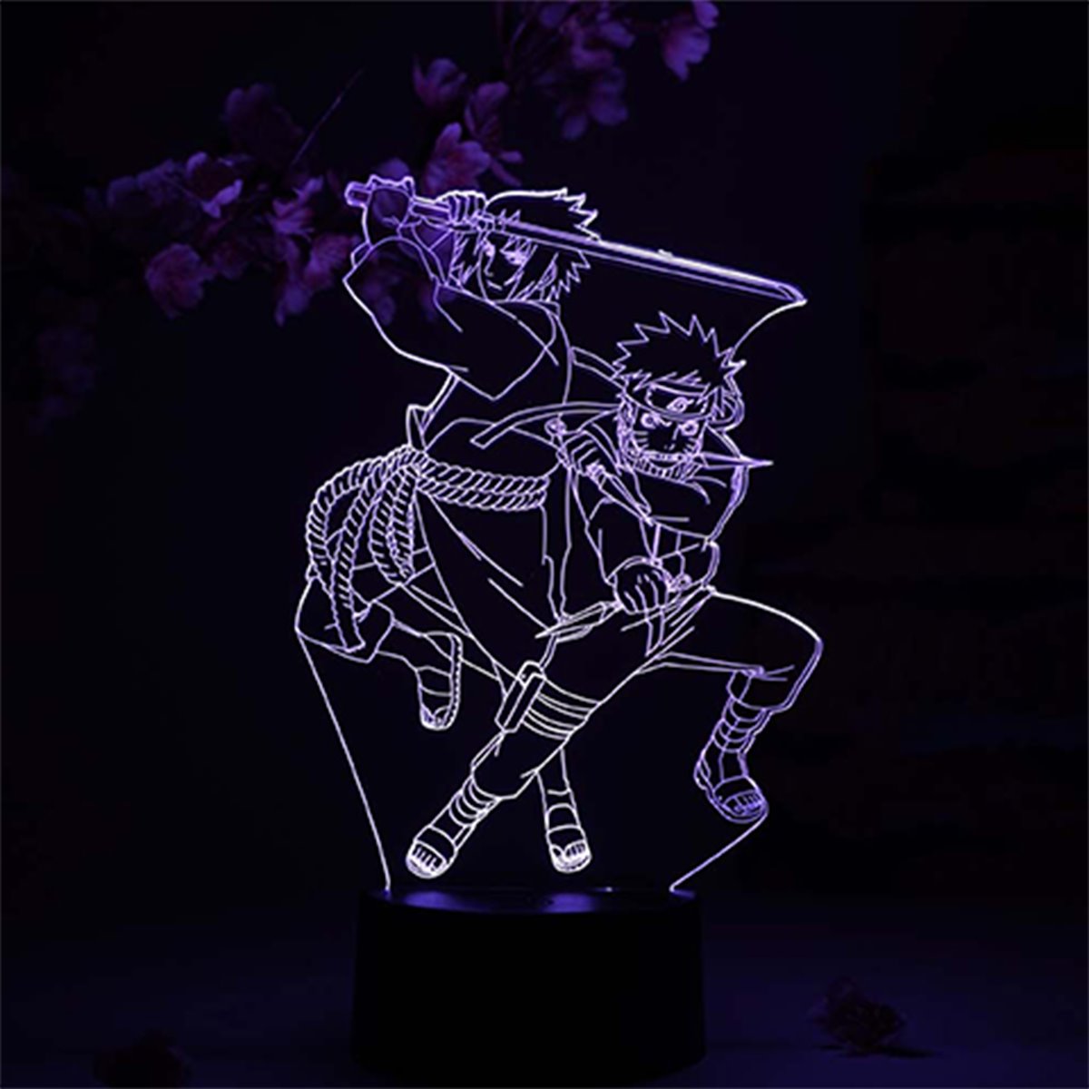 Naruto: Shippuden Naruto and Sasuke Otaku Lamp