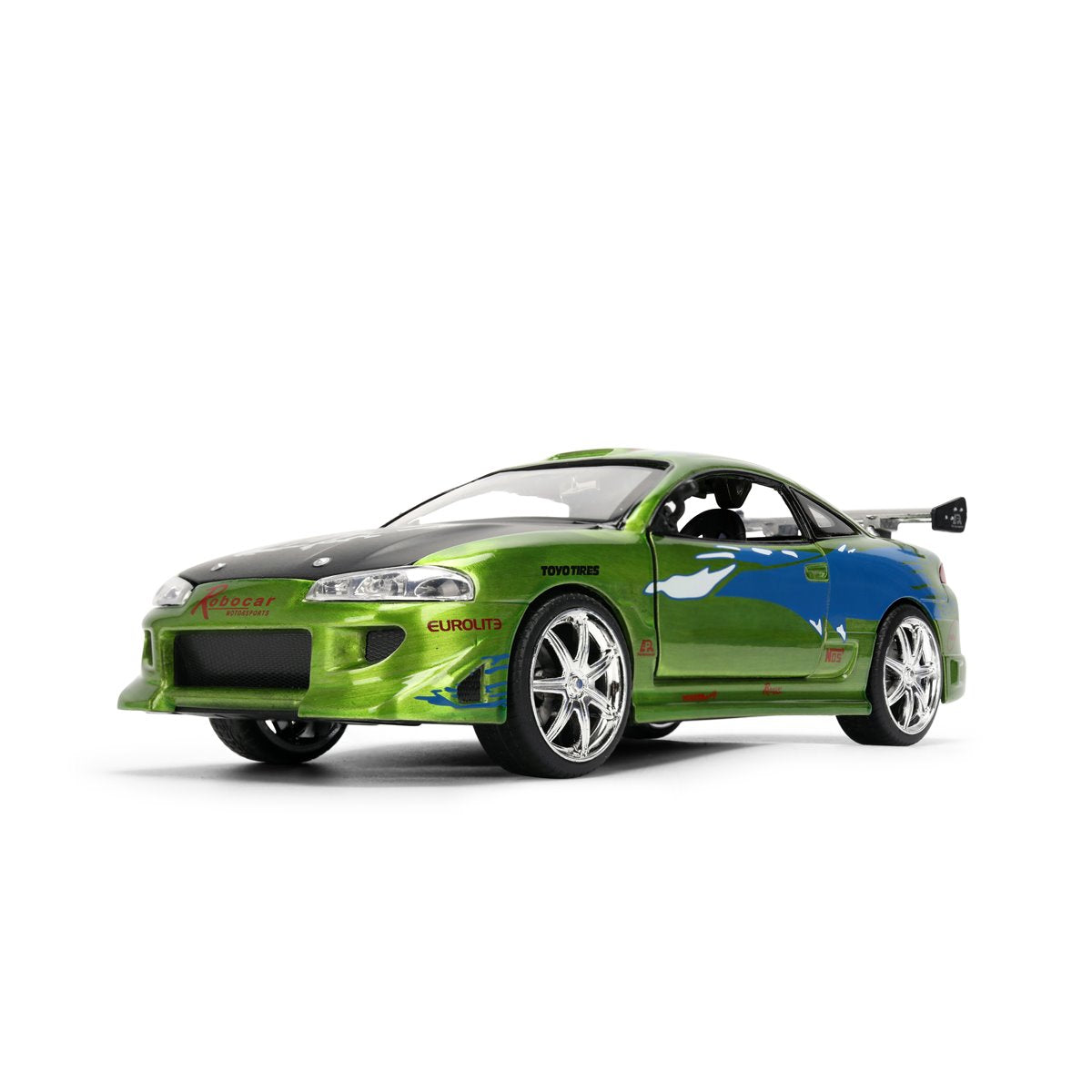 Fast and the Furious 25th Anniversary Brian's Mitsubishi Eclipse 1:24 Scale Die-Cast Metal Vehicle