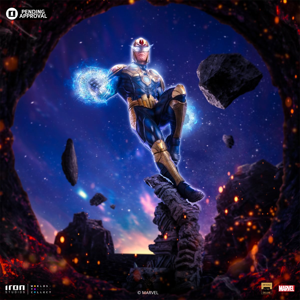 Marvel Nova Deluxe Limited Edition 1:10 Art Scale Statue