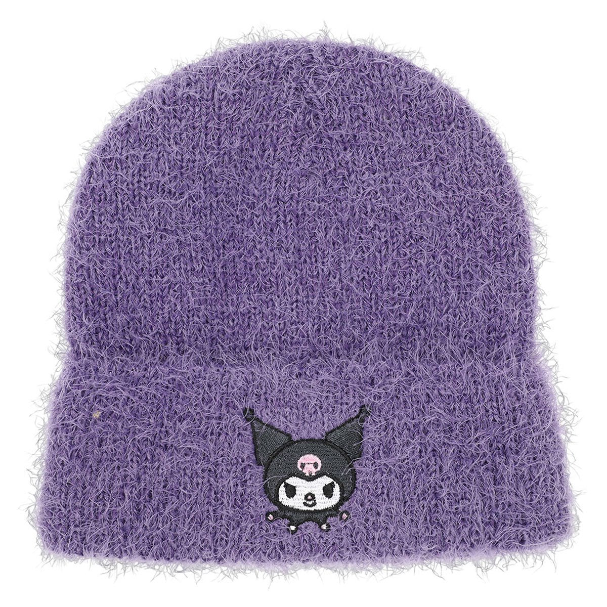 Kuromi Soft and Fuzzy Cuff Beanie