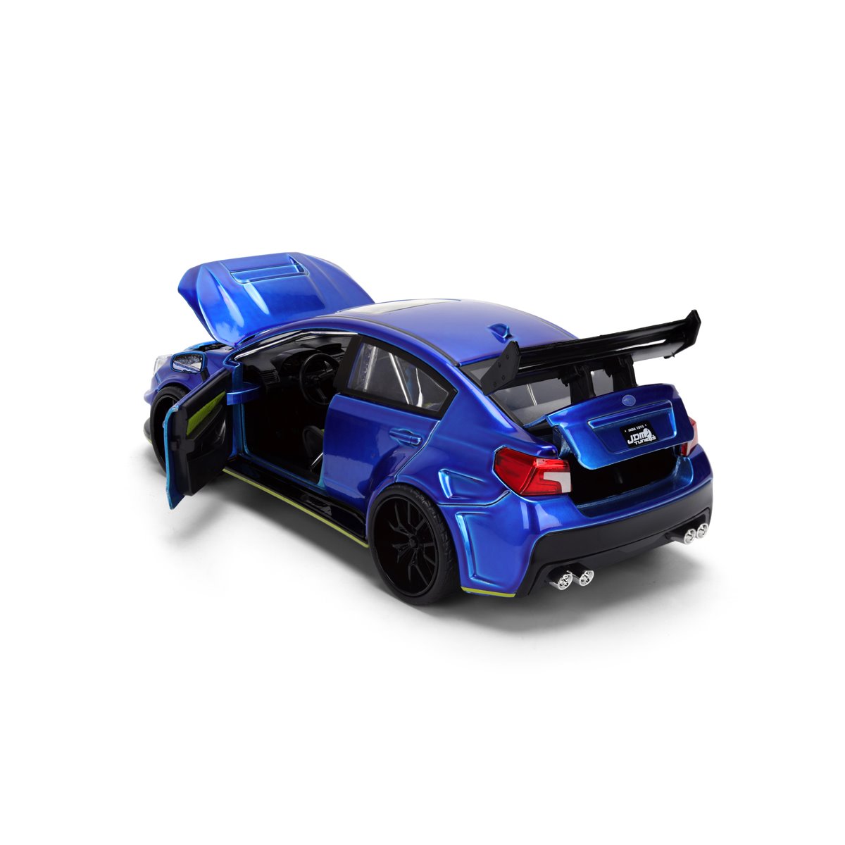 JDM Tuners 2016 Subaru WRX STI Widebody 1:24 Scale Die-Cast Metal Vehicle