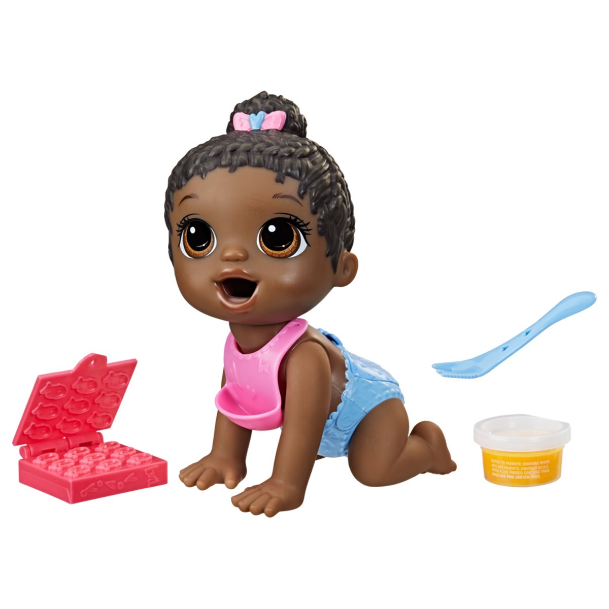 Baby Alive Lil Snacks Doll (Black Hair)