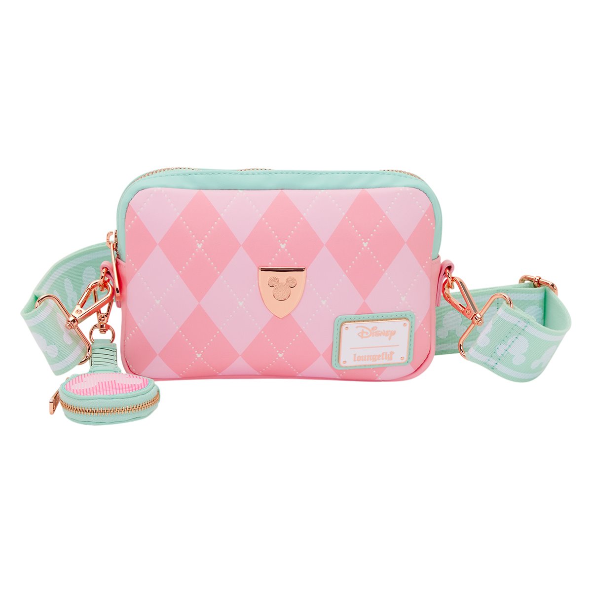 Mickey Mouse Tennis Sling Crossbody Bag with Coin Bag