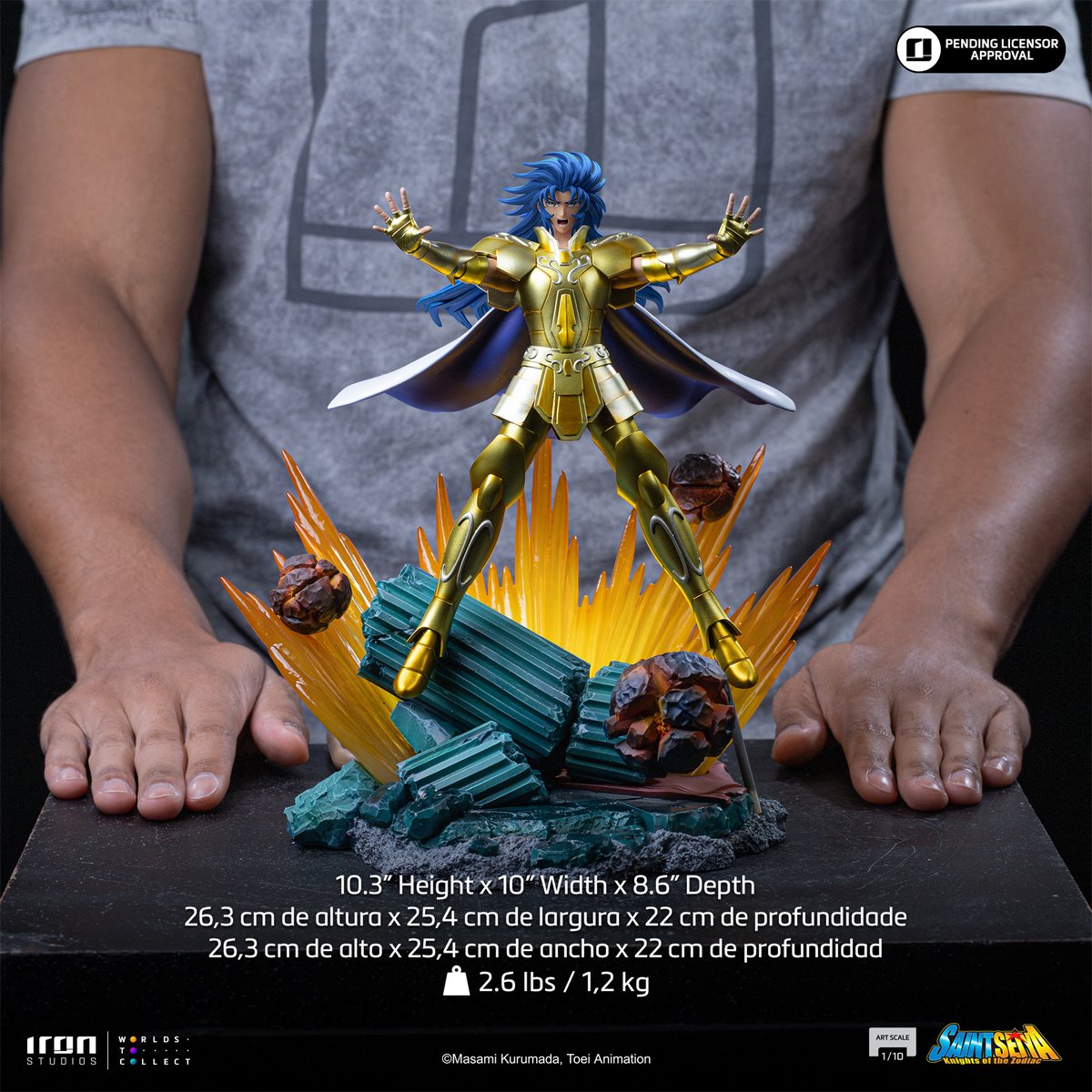 Saint Seiya Gemini Saga 1:10 Art Scale Limited Edition Statue