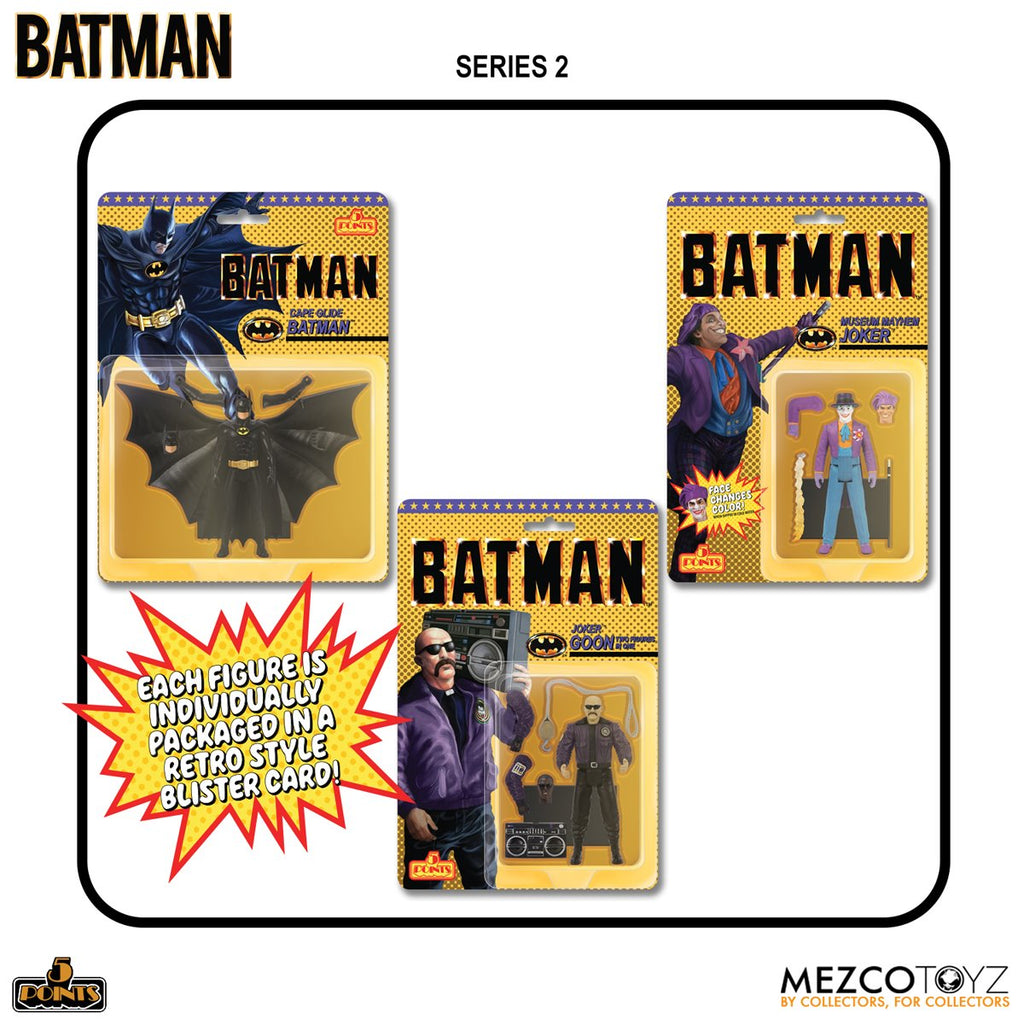 Batman 1989 5 Points Series 2 Action Figure Set of 3