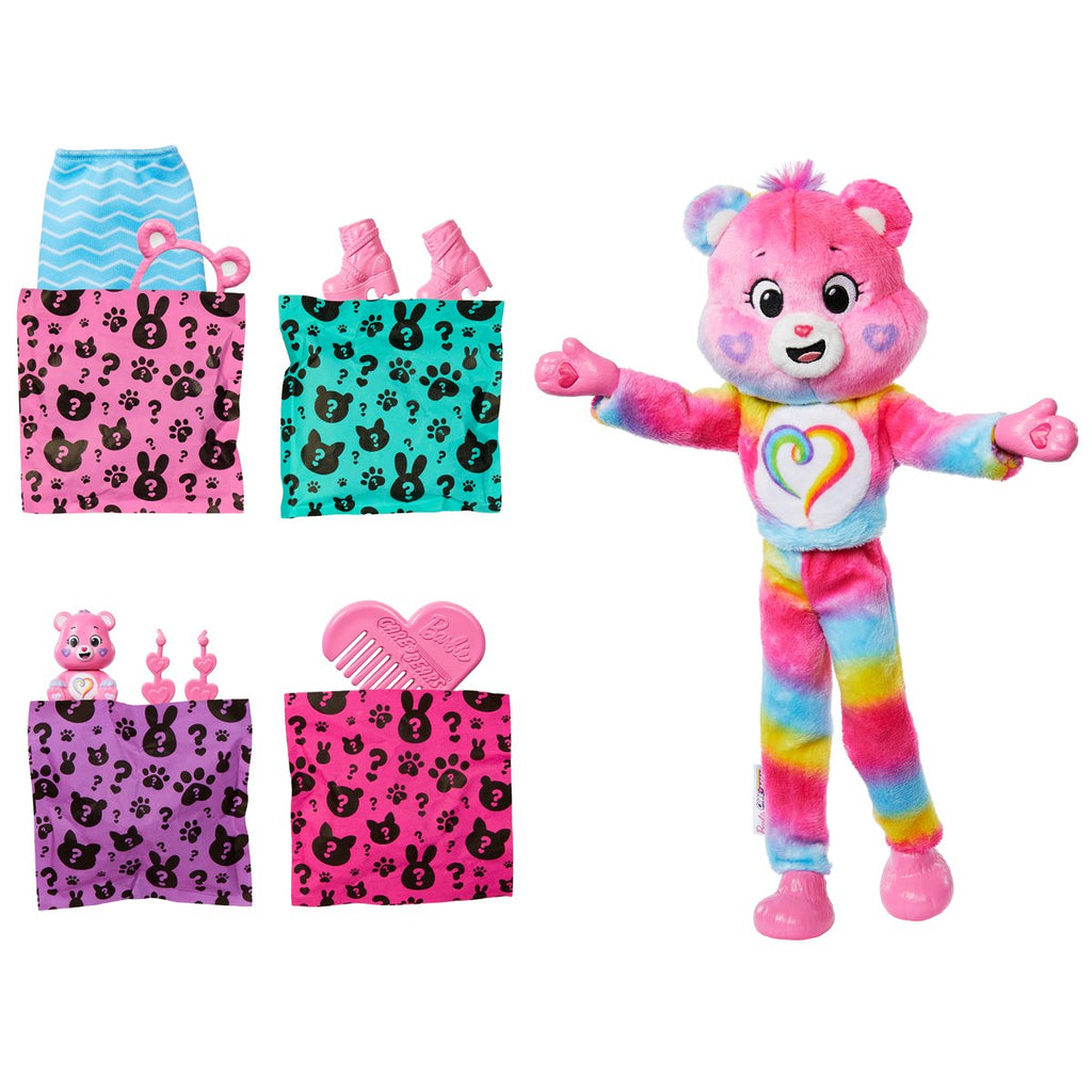Barbie Care Bears Cutie Reveal Series 2 Doll Case of 3