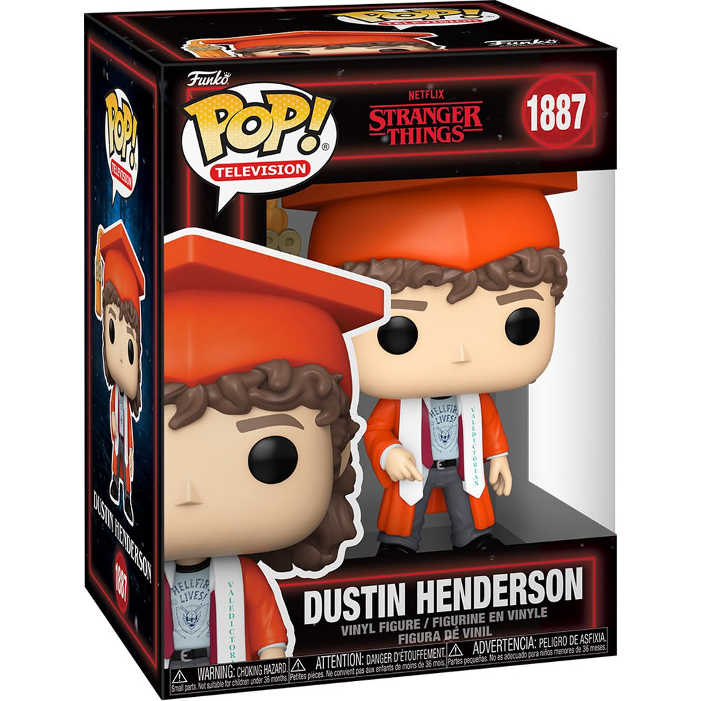 Stranger Things Season 5 Dustin Henderson (W4) Funko Pop! Vinyl Figure #1887
