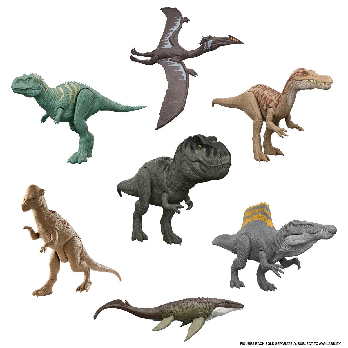 Jurassic World 12-Inch Dinosaur Figure Case of 8