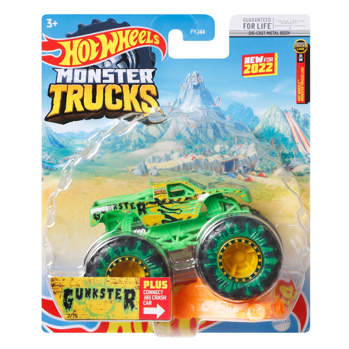 Hot Wheels Monster Trucks 1:64 Scale Vehicle Mix 9 Case of 8