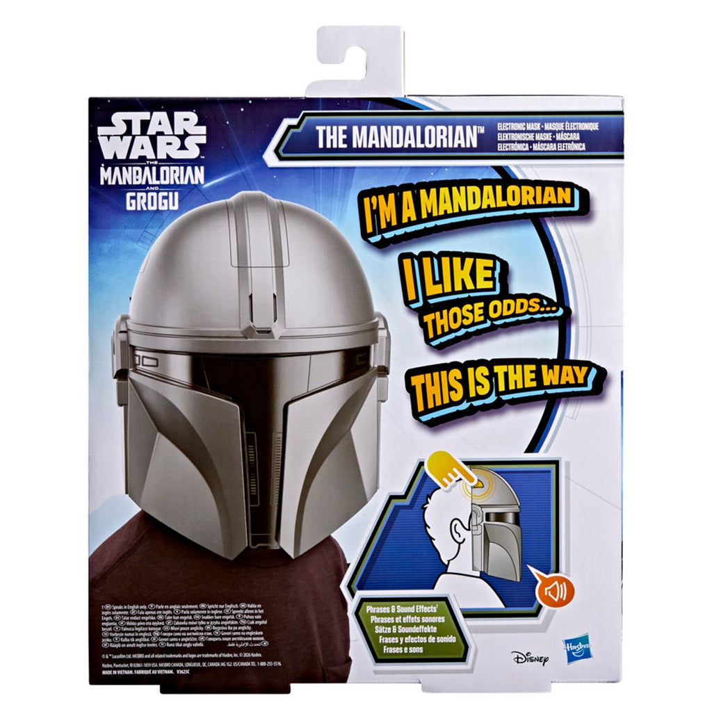Star Wars The Mandalorian Electronic Mask with Phrases & Sound Effects