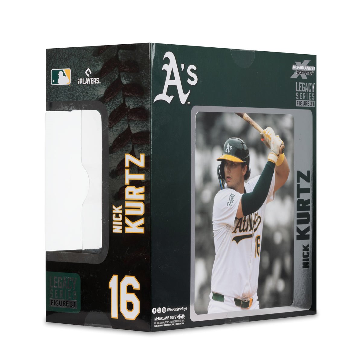 MLB SportsPicks Athletics Nick Kurtz 7-Inch Posed Figure