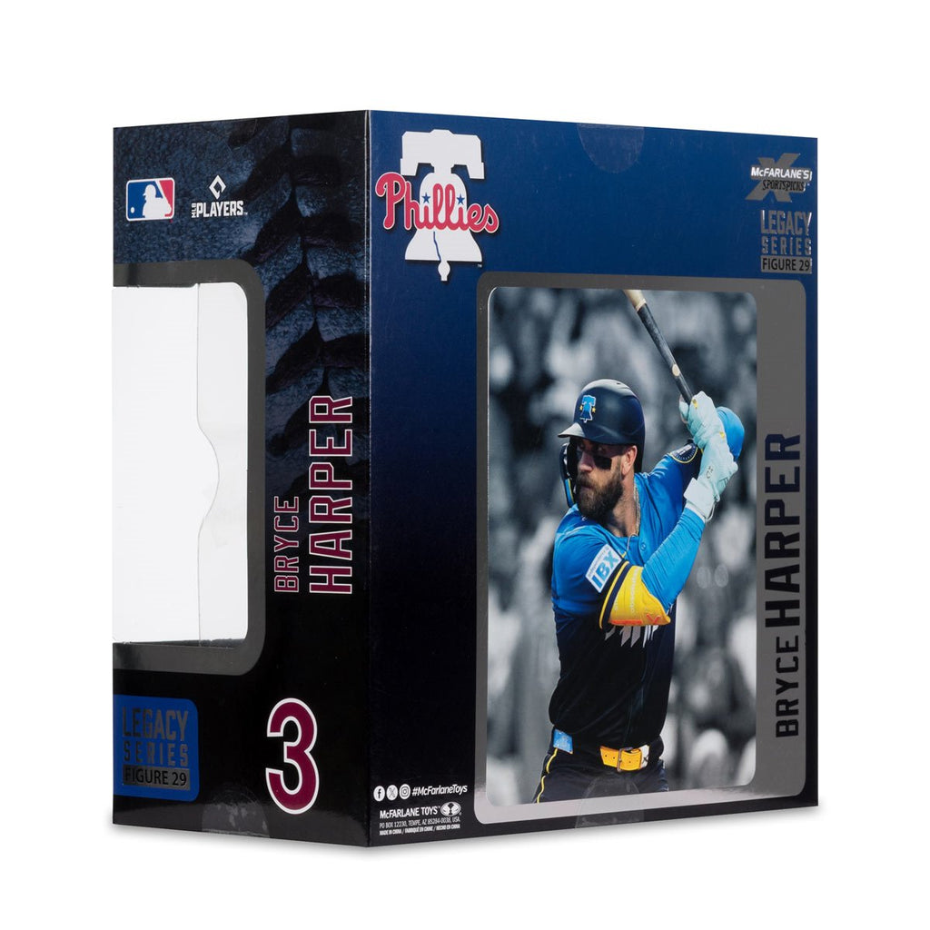 MLB SportsPicks Philadelphia Phillies City Connect Jersey Bryce Harper 7-Inch Posed Figure